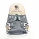 Vrchné nohavičky BambiRoxy PUL jednoveľkostné - patentky - Grey