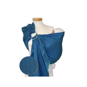 Ring Sling Storchenwiege Leo tyrkys