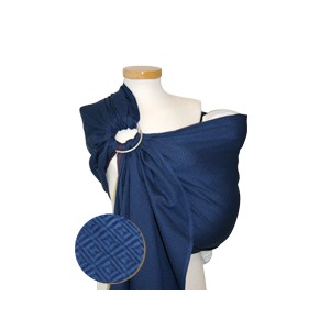 Ring Sling Storchenwiege Leo modrý