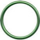 Kruhy na ring sling M - pár - zelený