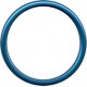 Kruhy na ring sling L - modré