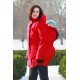 Softshellový kabát Adelay - červený